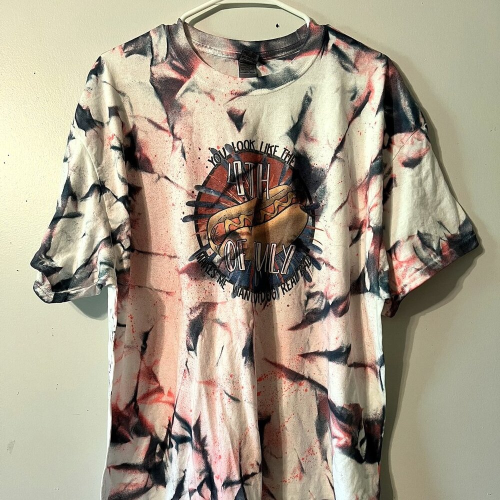 You look like the 4th of July Hot Dog Tshirt Womens XXL - NWOT
